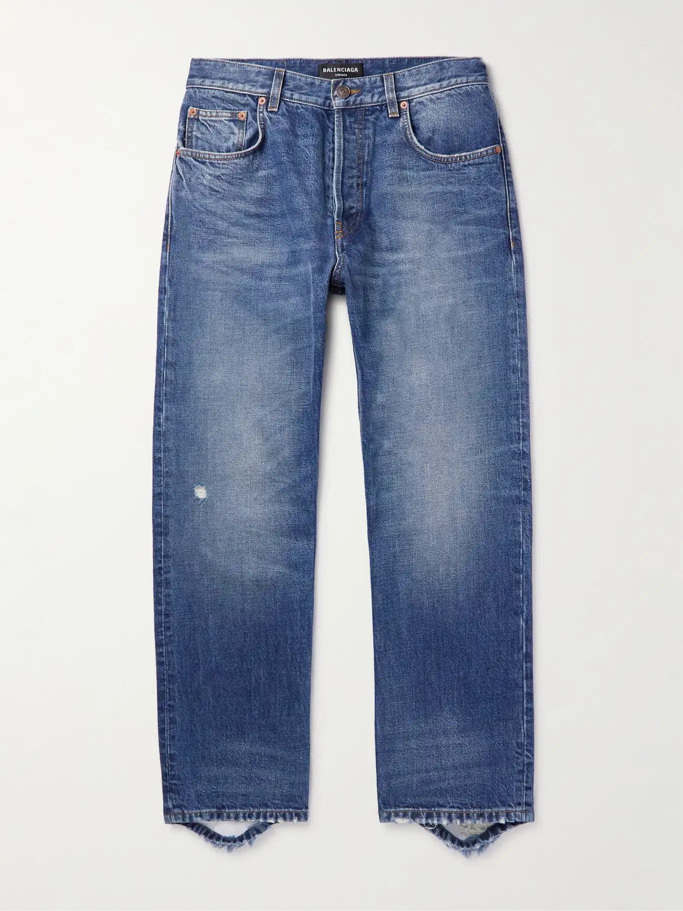 Slim-Fit Distressed Jeans
