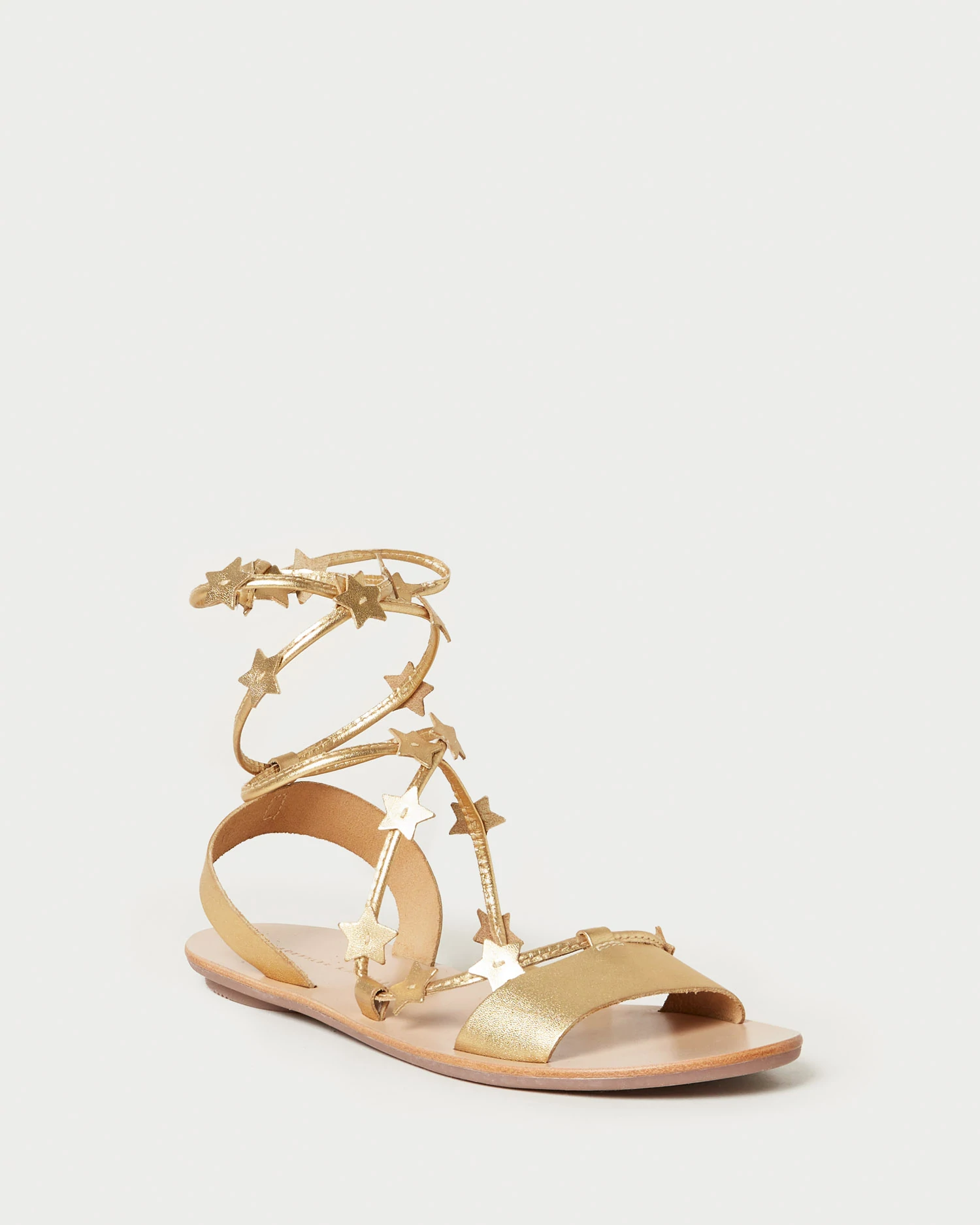 Starla Gold Ankle Wrap Sandal