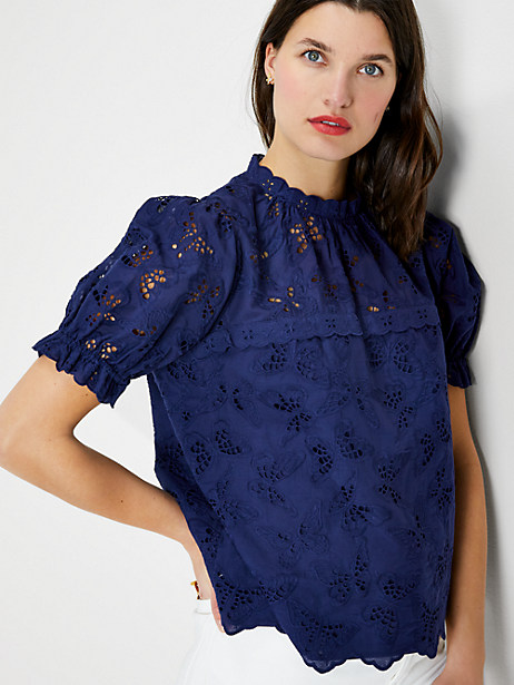 Butterfly Eyelet Top