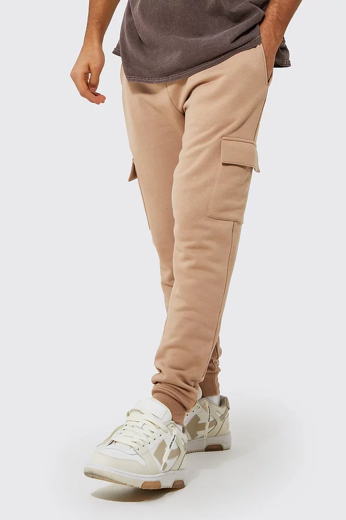 Skinny Fit Cargo Jogger With Reel Cotton